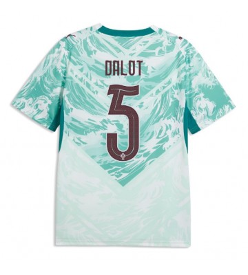 Portugal Diogo Dalot #5 Replika Bortatröja VM 2026 Kortärmad
